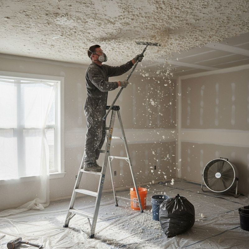 Swirl Ceiling Removal